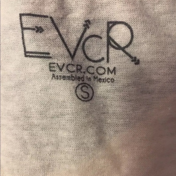 Evcr Women’s work out text tank top in cream size small - Picture 4 of 4